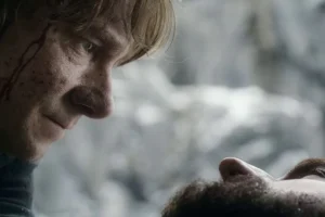 Bilbo llora la muerte de Thorin
