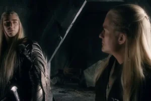 Thranduil y Legolas en la Colina del Cuervo
