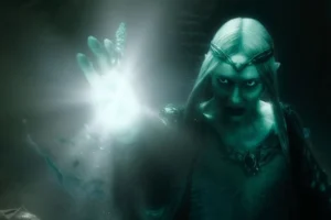 Galadriel se enfrenta a Sauron en Dol Guldur