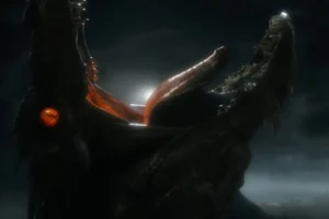 Smaug agonizando