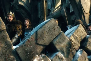 Thorin y los Enanos parapetados en Erebor