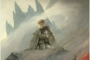 Frodo y Sam en Mordor