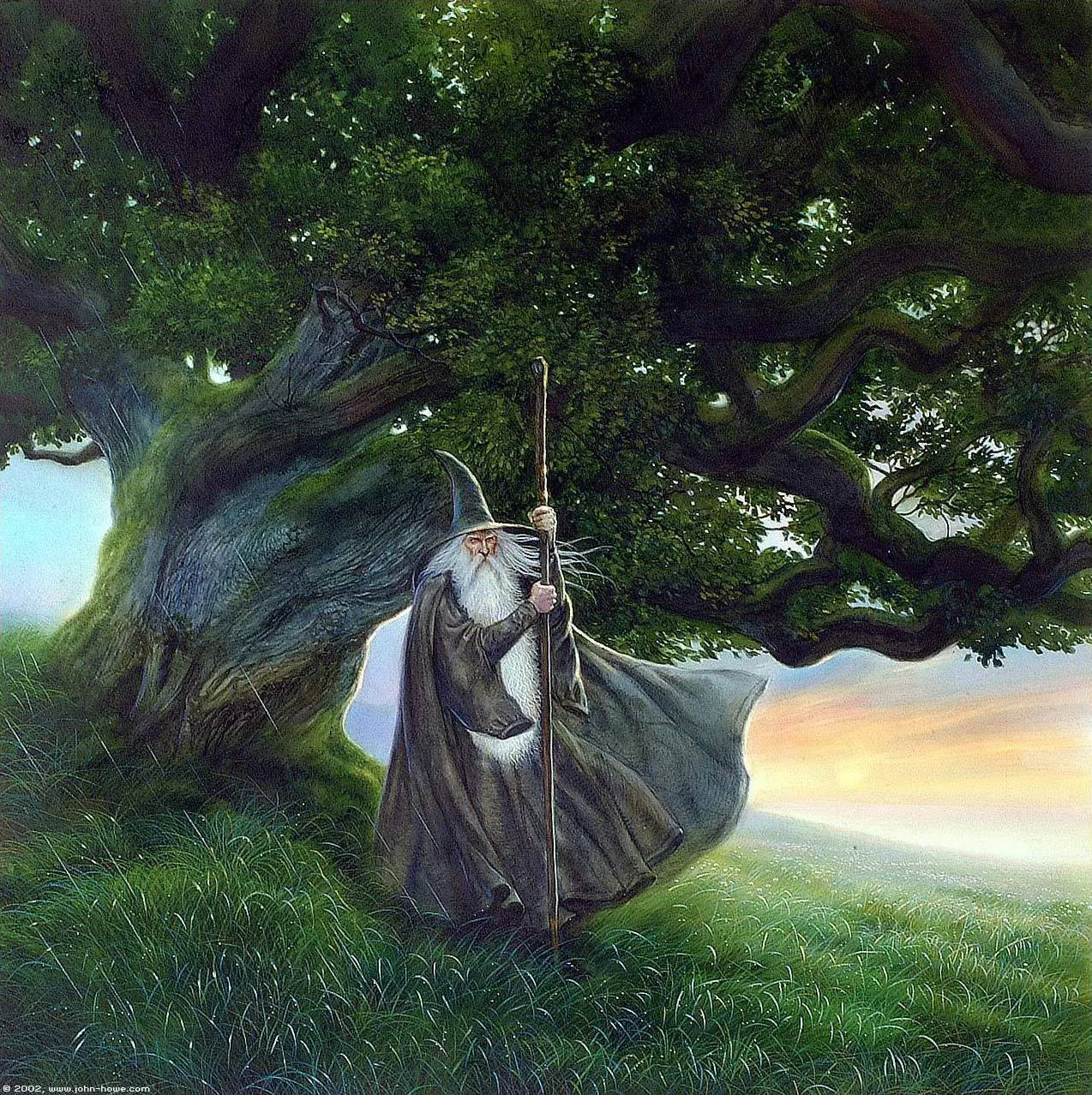 Gandalf el Gris, según John Howe