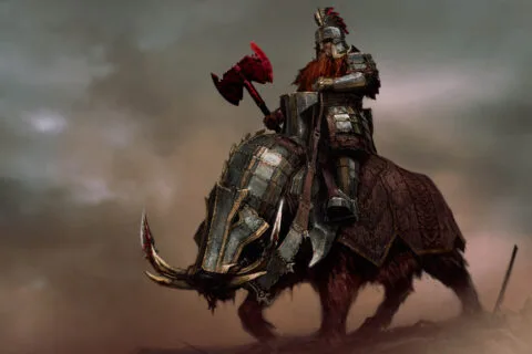 Diseño conceptual de Dáin de Nick Keller
