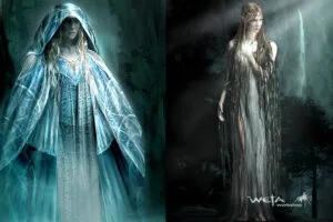 Diseño conceptual de Galadriel de Paul Tobin y Daniel Falconer