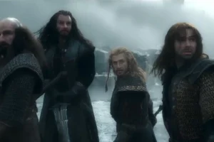 Dwalin, Thorin, Fili y Kili