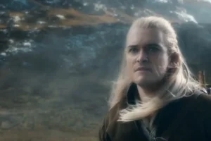 Legolas en un descanso de la batalla