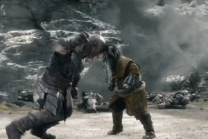 Bifur y el Orco enganchados