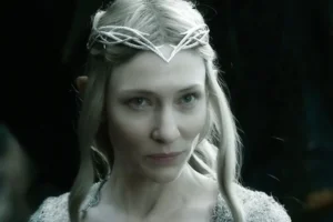Galadriel se enfrenta al carcelero de Gandalf