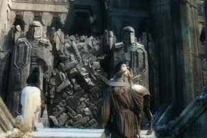 Gandalf trata de razonar con Thorin