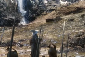 Gandalf intenta razonar con Dáin