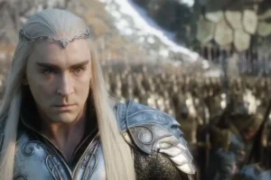 Thranduil molesto con Dáin