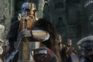 Dáin ve la llegada de los Devoradores de Tierra