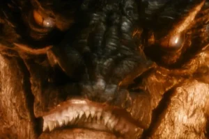 Smaug el Terrible en la Ciudad del Lago