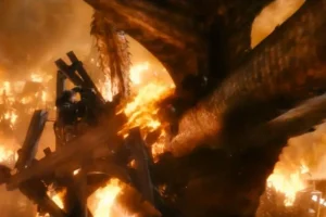 Smaug herido de muerte