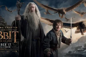 Banner de Gandalf, Bilbo y las Águilas