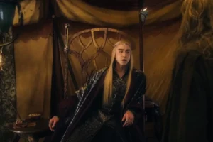 Thranduil y Gandalf dialogan