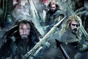 Poster de Thorin, Fili y Kil de El Hobbit: La Batalla de los Cinco Ejércitos