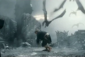 Los murciélagos atacan a Bilbo