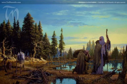 Gandalf, Galadriel y los demás alcanzan a Saruman