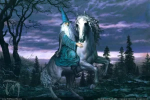 Gandalf y Sombragrís