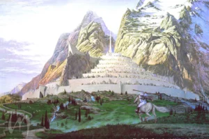 Gandalf y Pippin llegan a Minas Tirith