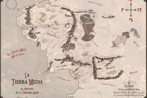 Mapa de la Tierra Media de Juan M. Villa