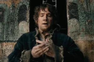 Bilbo se pone el Anillo Único