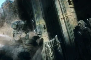 Cae una de las estatuas de Erebor