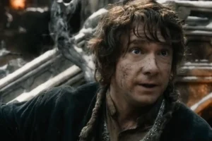 Bilbo adquiere su coraje en plena batalla