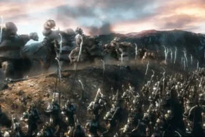 Los Trolls sorprenden a los Enanos de las Colinas de Hierro