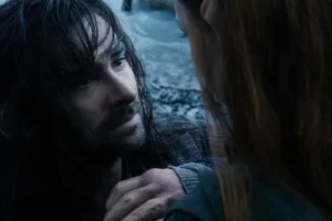 Kili se despide de Tauriel