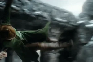 Tauriel sale despedida por la fuerza de Bolgo
