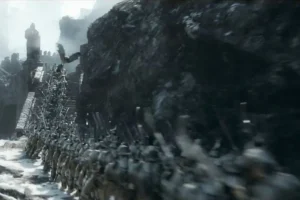 Legolas acaba con los Orcos