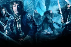 Banner de Bilbo y los Enanos en el Bosque Negro