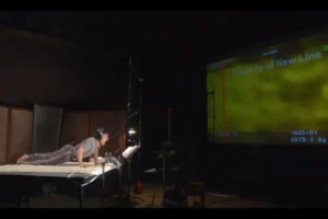 Benedict Cumberbatch haciendo la captura de Smaug
