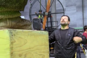 Andy Serkis en pleno rodaje