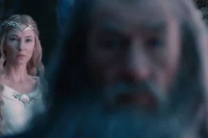 Galadriel y Gandalf