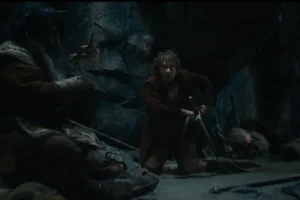 Bilbo, aterrorizado