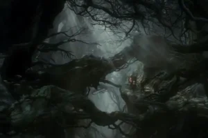 Bilbo y los Enanos en el Bosque Negro