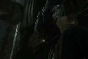Bilbo se esconde de Smaug