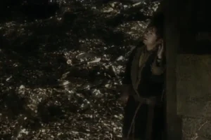 Bilbo se esconde de Smaug