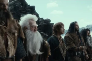 Bilbo y los Enanos de camino a la Montaña Solitaria