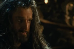 Thorin ante el Rey Elfo