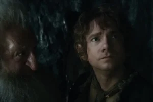 Balin y Bilbo en Erebor