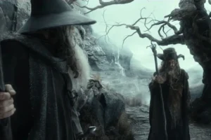 Gandalf y Radagast en los Altos Páramos