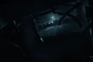 Gandalf y Radagast en las tumbas de los Nazgûl