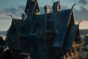Un edificio de Esgaroth