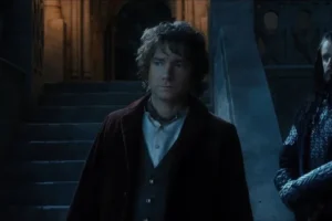 Bilbo y Thorin en Rivendel