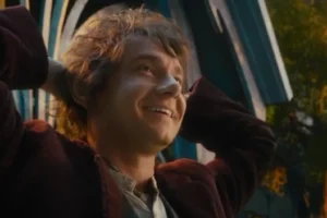 Bilbo, feliz en Rivendel